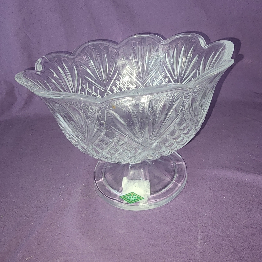 Shannon Crysral by Godinger trifle bowl